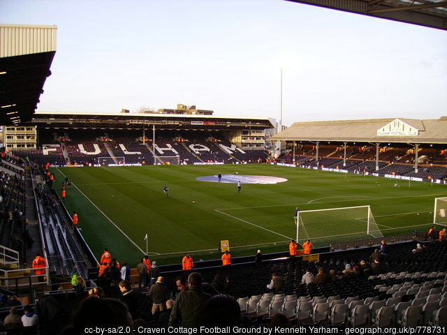 Craven Cottage in the sun